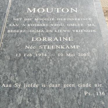 MOUTON Lorraine nee STEENKAMP 1934-2005