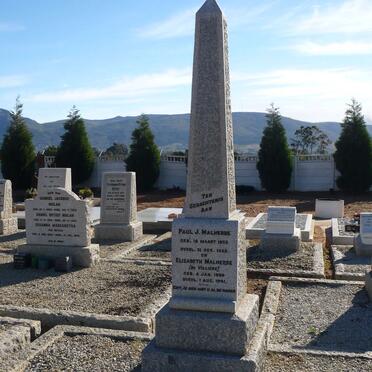 MALHERBE Paul J. 1855-1935 &amp; Elizabeth DE VILLIERS 1860-1941