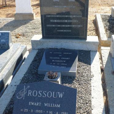 ROSSOUW Jan Hendrik -1952 :: ROSSOUW Gladys Ewart 1904-1983 :: ROSSOUW Ewart William 1935-1981