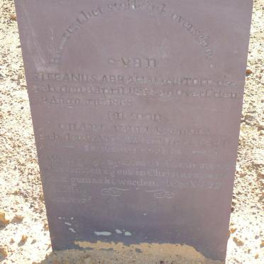 TOIT Stephanus Abraham, du 1822-1868 :: DU TOIT Charl Andreas 1850-1868