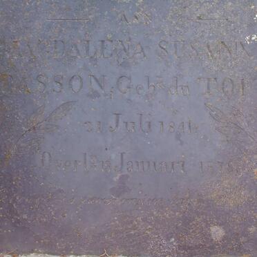 BASSON Magdalena Susanna nee DU TOIT 1841-1878