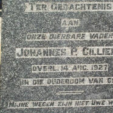 CILLIERS Johannes P. -1927