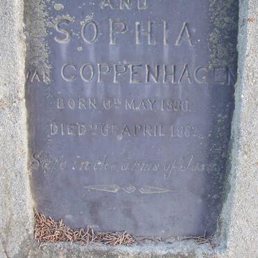 COPPENHAGEN Sophia, van 1880-1892