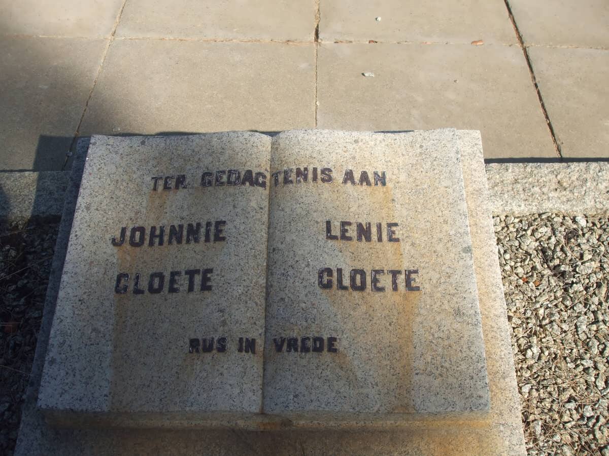 CLOETE Johnnie &amp; Lenie 