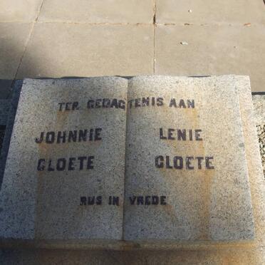 CLOETE Johnnie &amp; Lenie 