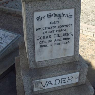 CILLIERS Johan 1890-1930
