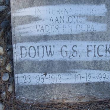 FICK Douw G.S. 1912-1997