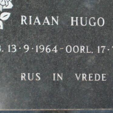 HUGO Riaan 1964-1991