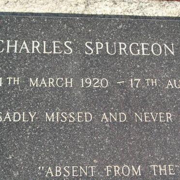 MOORE Charles Spurgeon 1920-1994