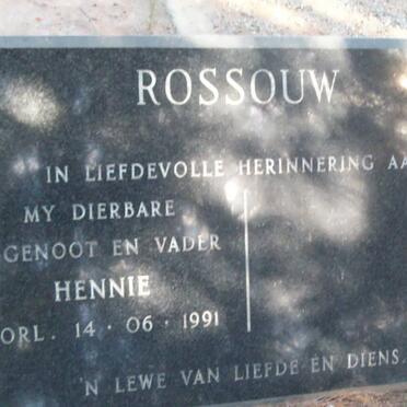 ROSSOUW Hennie -1991
