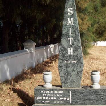 SMITH Lambertus Carel Johannes 1945-2004
