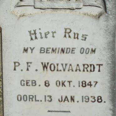 WOLVAARDT P.F. 1847-1938