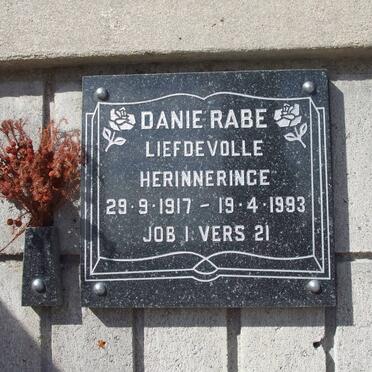 RABE Danie 1917-1993
