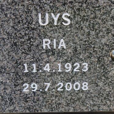 UYS Ria 1923-2008