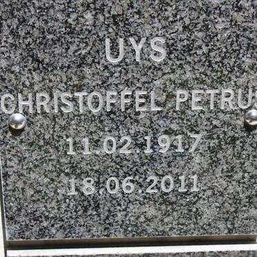 UYS Christoffel Petrus 1917-2011