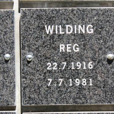 WILDING Reg 1916-1981