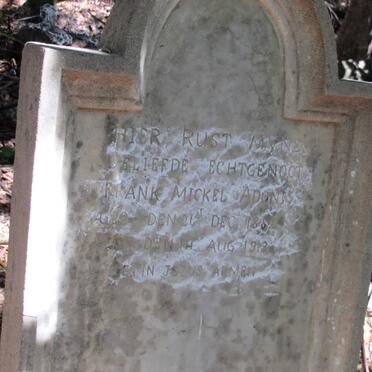 ADONIS Frank Mickel 1882-1918