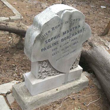 BORCHARDT Sophie Pauline 1892-1893