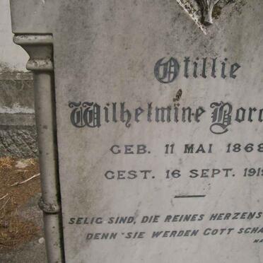 BORCHARDT Otillie Wilhelmine 1868-1919