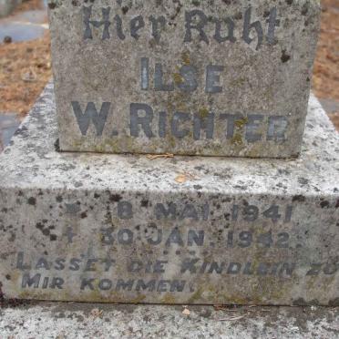 RICHTER Ilse W. 1941-1942