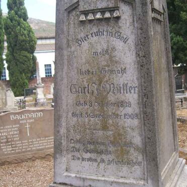 MULLER Carl F. 1838-1908 &amp; Ernestine Frederike BRANDT 1844-1933