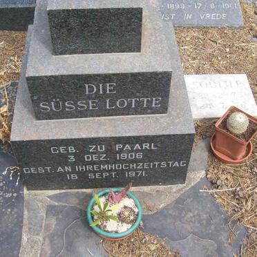 LOTTE Susse 1906-1971