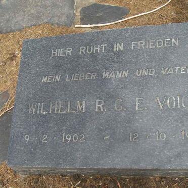 VOIGT Wilhelm R.G.E. 1902-1961