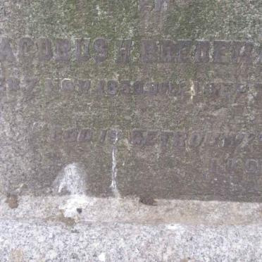 BREDEKAMP Jacobus H. 1830-1921