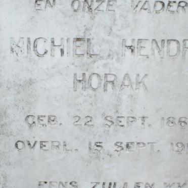 HORAK Michiel Hendrik 1867-1915