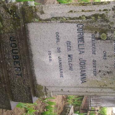 JOUBERT Cornelia Johanna nee WELCH -1946