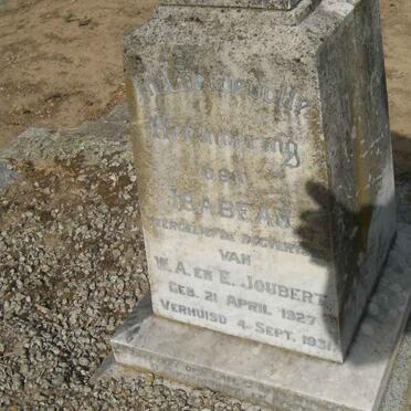 JOUBERT Isabeau 1927-1931