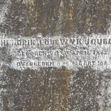 JOUBERT Hendrik Lodewyk 1862-1885