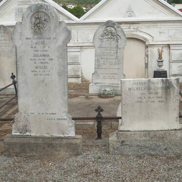 JOUBERT Gert -1883 :: JOUBERT Johanna -1887 :: JOUBERT Willie -1904 :: JOUBERT Johanna Dorothea Wilhelmina nee ENSLEN 1860-1922