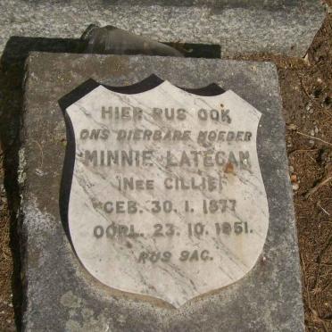 LATEGAN Minnie nee CILLIE 1877-1951