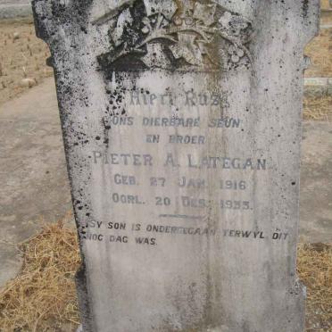 LATEGAN Pieter A. 1916-1933