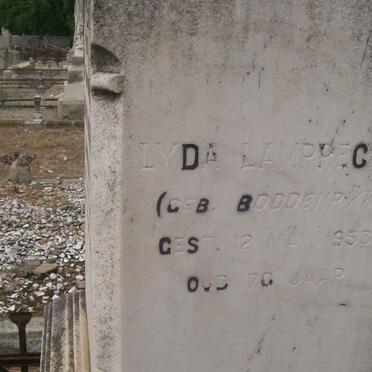 LAMPBRECHT Lyda nee BODDENPYK -1953