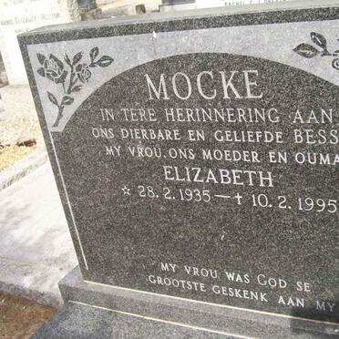 MOCKE Elizabeth 1935-1995