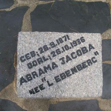 MERWE Abrama Jacoba, van der nee LIEBENBERG 1871-1936