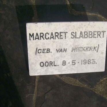 SLABBERT Margaret nee VAN NIEKERK -1963