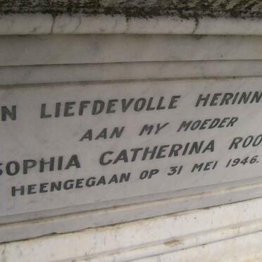 ROOME Sophia Catherina -1946