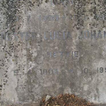 SMUTS Hester Lucia Johanna 1908-1991