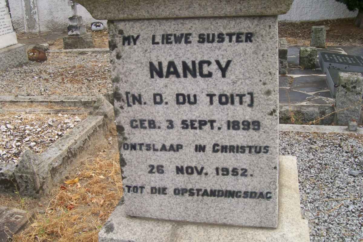 TOIT N.D., du 1899-1952