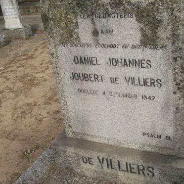 VILLIERS Daniel Johannes Joubert, de -1947