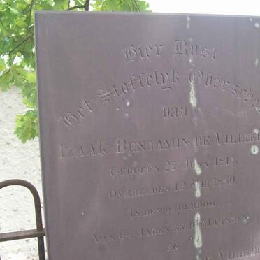 VILLIERS Izaak Benjamin, de 1815-1880