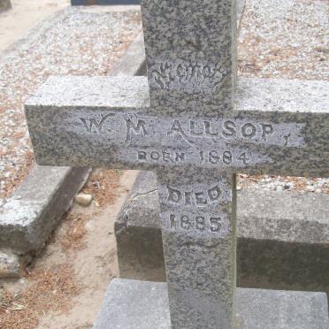 ALLSOP W.M. 1884-1885