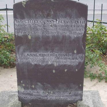 CONROY James 1818-1874 :: CONROY Anne Wenifed 1855-1871 :: CONROY Frances Florence :: CONROY James Thomas