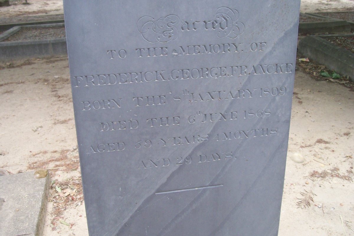 FRANCKE Frederick George 1809-1868