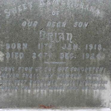 RING Brian 1918-1924 