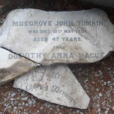 TOMKIN Musgrove John -1904 :: HAGUE Dorothy Anna -1909