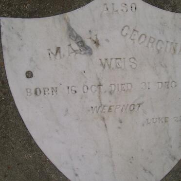WEIS Mary Georgina 1888-1888 
